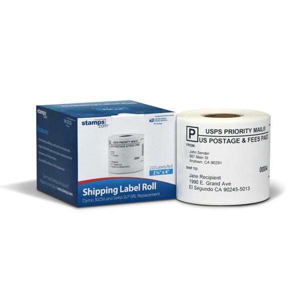 ONYX Products<sup>®</sup> 2 1/8" x 4" Dymo & Seiko Compatible Shipping Label Roll, 220 Labels/Roll