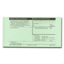 Return Receipt, 10/pack