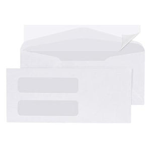 #10 Heat Resistant Double Window Pull & Seal Envelopes, 500/Pack