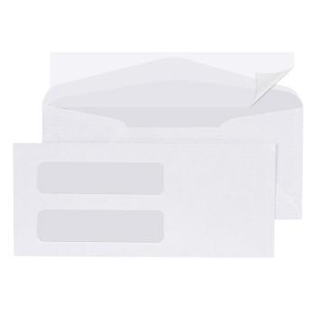 #10 Heat Resistant Double Window Pull & Seal Envelopes, 500/Pack