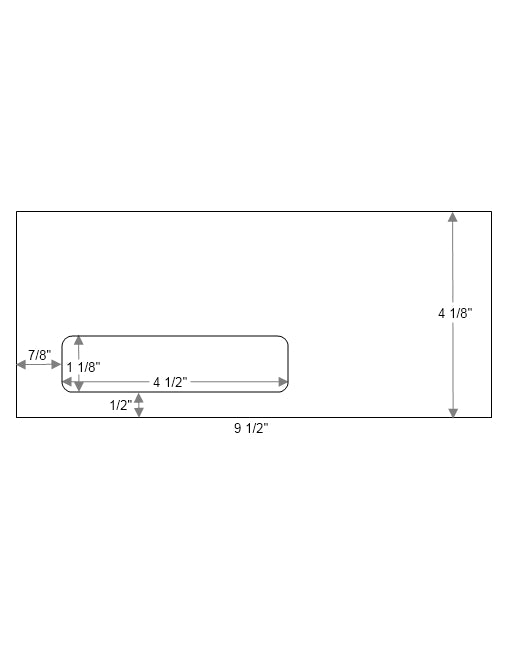 #10 Heat Resistant Window Pull & Seal Envelopes, 500/Pack