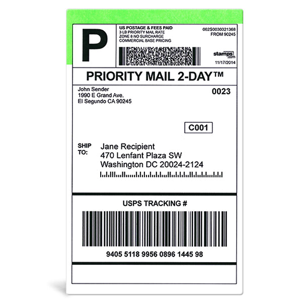 4 1/4" x 6 3/4" Premium Shipping Labels