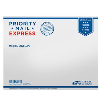 Priority Mail Express Tyvek Envelope 15 1/8" x 11 5/8", 10/pack