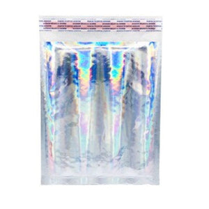 Size (#5) 10.5"x15" Metallic Glamour Holographic  Bubble Mailer with Peel-N-Seal