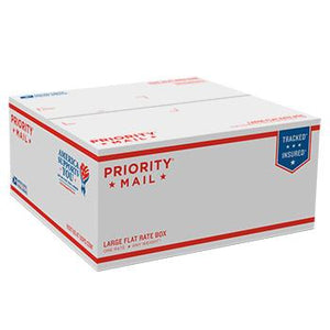 Priority Mail APO/FPO Flat Rate Box 12 1/4" x 12 1/4" x 6", 25/pack
