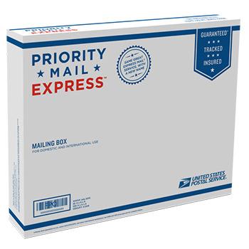 Priority Mail Express Box 15 5/8" x 12 7/16" x 3 1/8", 25/pack