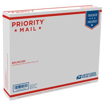Priority Mail Box 15 5/8" x 12 7/16" x 3 1/8", 25/pack