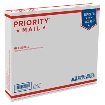 Priority Mail Box 13 7/16" x 11 5/8" x 2 1/2", 25/pack