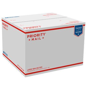 Priority Mail Box 12 1/4" x 12 1/4" x 8 1/2", 25/pack