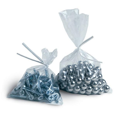 12" x 16" Clear 2mil Poly Bags (Open End Style)