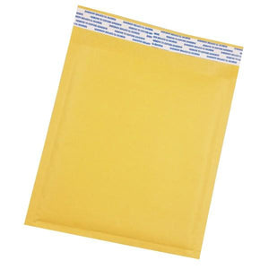 Size (#1) 7.25"x11" Kraft Bubble Mailer with Peel-N-Seal